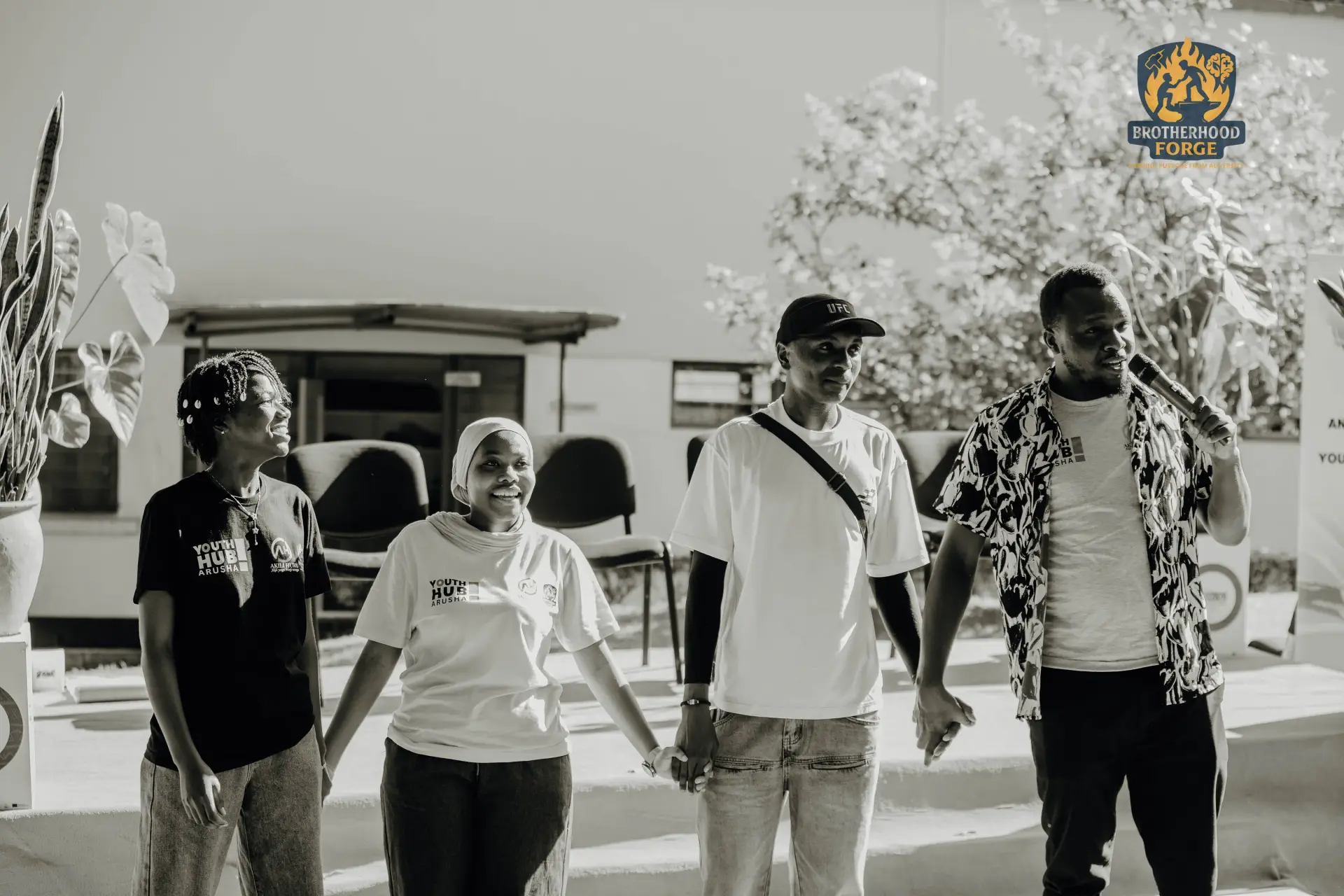 Brotherhood Forge participants gathered for a youth learning session